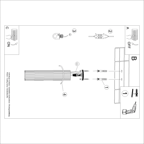 Plafond KARBON 30 taupe