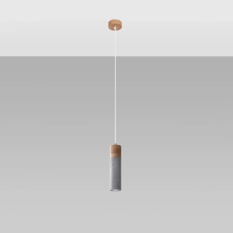 Hängeleuchte ZANE 1 grau