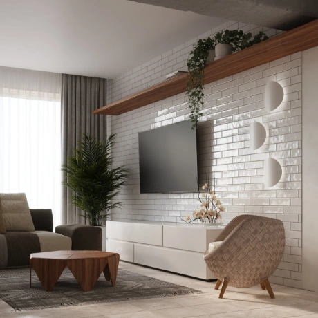 Wandleuchte SENSES weiß