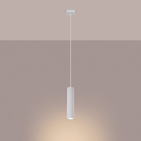 Pendelleuchte KARBON 1 weiß