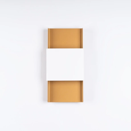 Wandlampe DURLIN Gold/Weiß