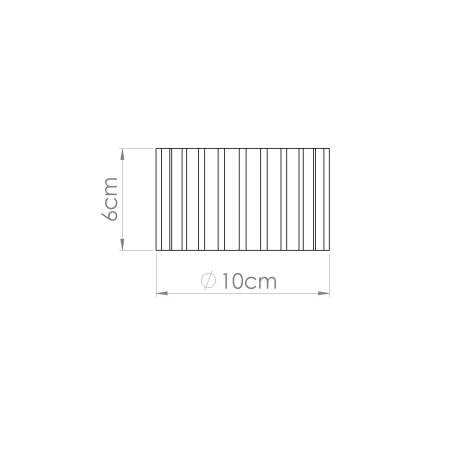 Plafond AURA 1 mokka Gx53