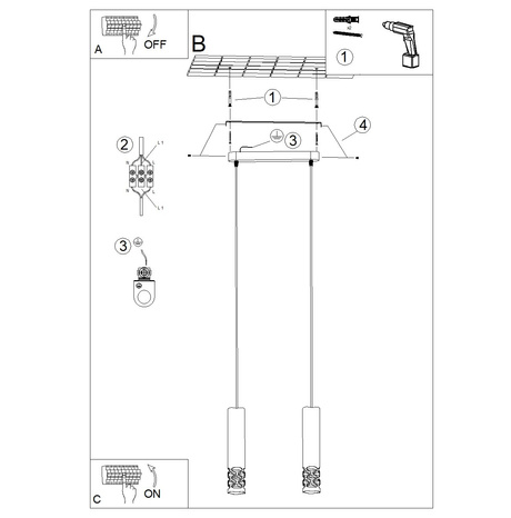 Pendelleuchte LIRO 2 weiß