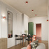 Plafond AURA 1 apricot GU10