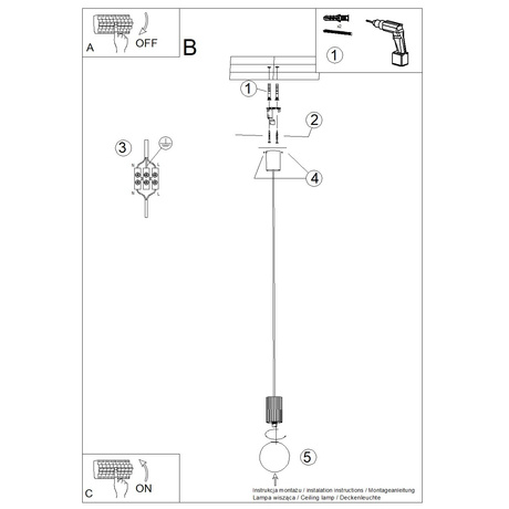 Pendelleuchte HALO 1 olivgrün