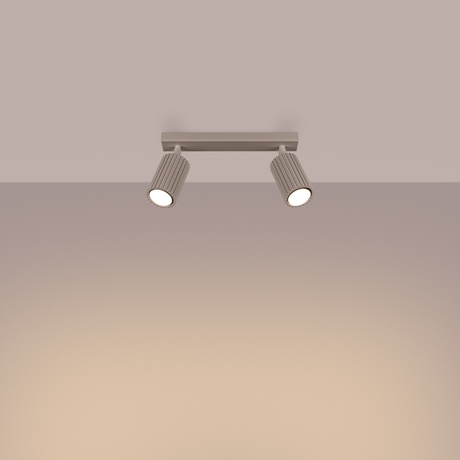 Wandleuchte KARBON taupe