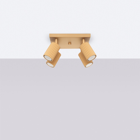 Plafond KARBON 4 golden