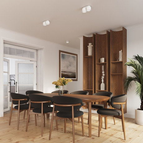 Plafond AURA 1 weiß Gx53