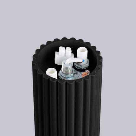 Plafond HALO schwarz IP44