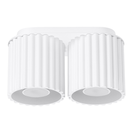 Plafond AURA 2 weiß GU10