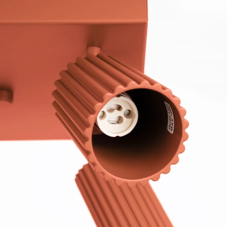 Plafond KARBON 4 roter Ocker