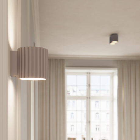 Plafond AURA 2 taupe GU10