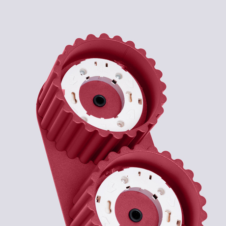 Plafond AURA 2 burgunderrot Gx53