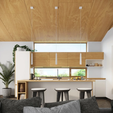 Hängeleuchte PRYSM 1 weiß