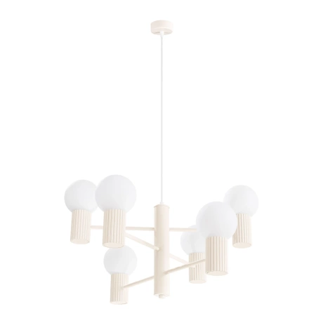 Kronleuchter HALO 6 beige