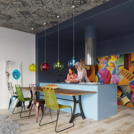 Hängeleuchte BALL graphit