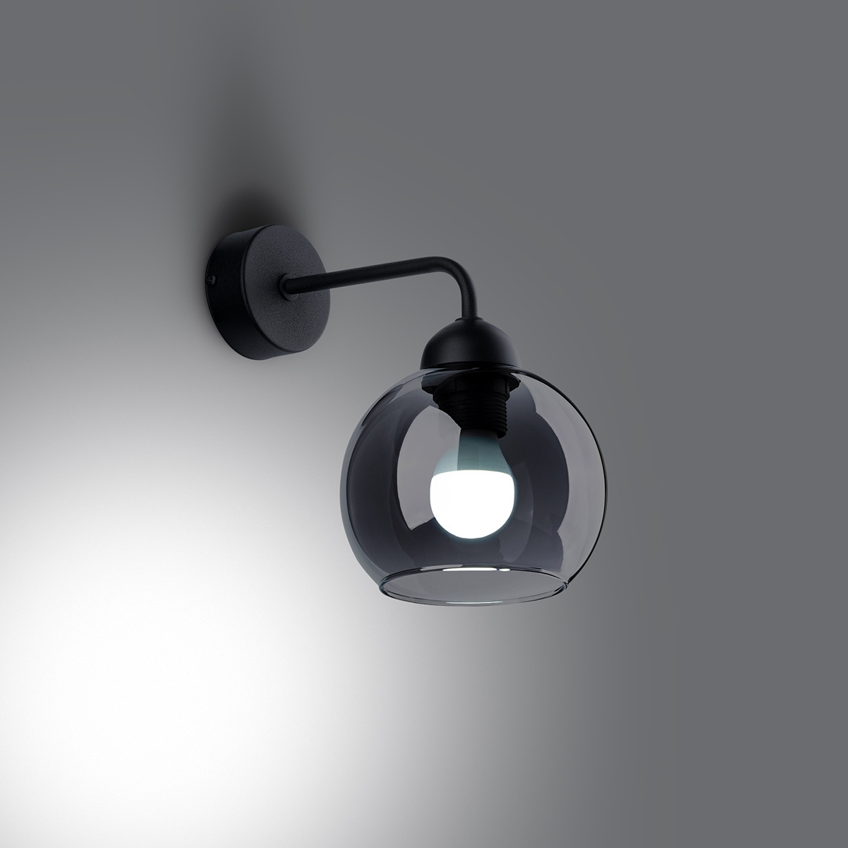 Wall lamp ALINO 1 black