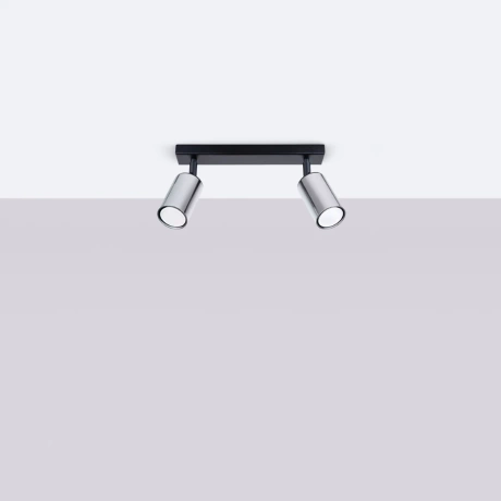 Plafond WINX 2 schwarz/chrom