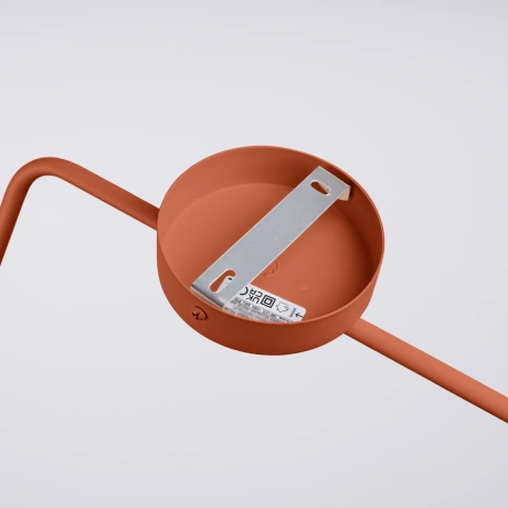 Wandleuchte NOX roter Ocker