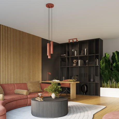 Plafond KARBON 3L roter Ocker