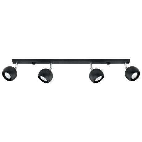 Deckenleuchte OCULARE 4L schwarz