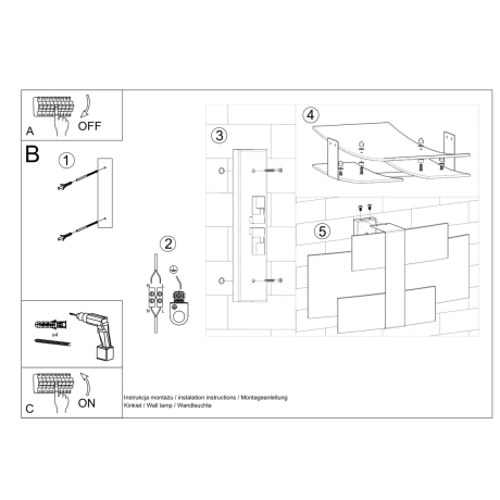 Wandleuchte CELIA chrom