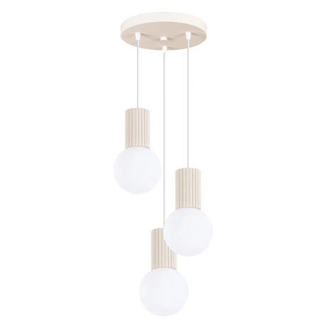 Pendelleuchte HALO 3P beige