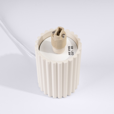 Tischlampe HALO beige