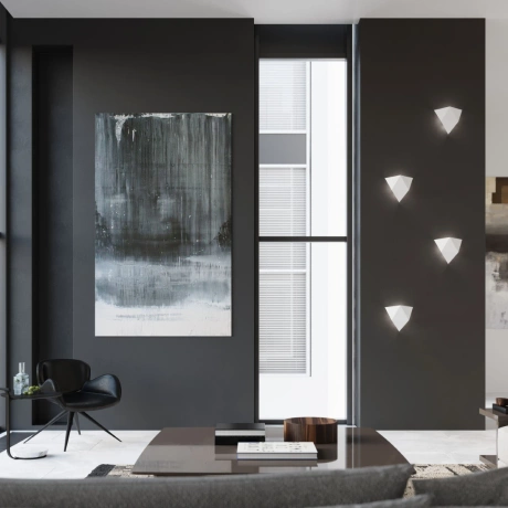 Wandleuchte SOLIDO weiß