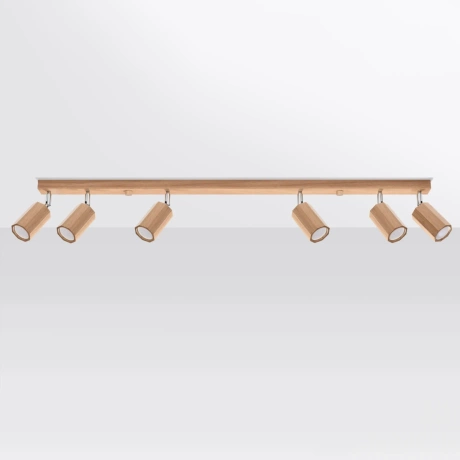 Deckenleuchte ZEKE 6 Eiche