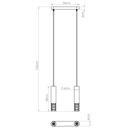 Pendelleuchte LAMI 2 weiß