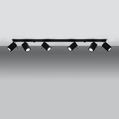 Deckenleuchte MERIDA 6L schwarz