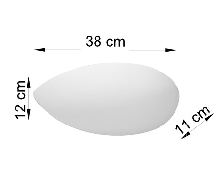 Keramische Wandleuchte LAURENTE