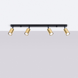 Plafond WINX 4L schwarz/gold