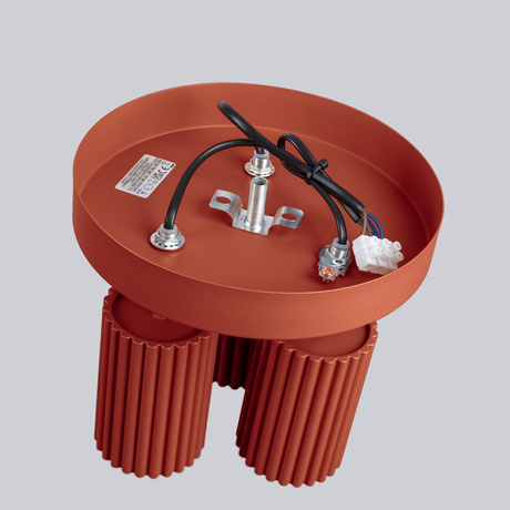 Plafond KARBON 3P roter Ocker