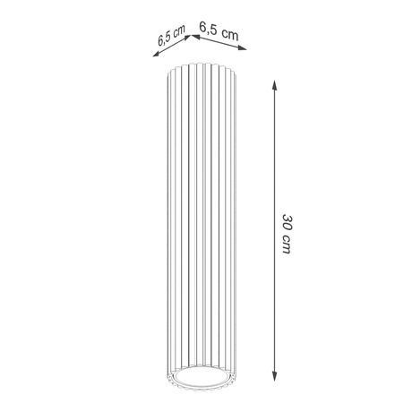 Plafond KARBON 30 golden
