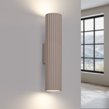 Wandleuchte KARBON 10 taupe