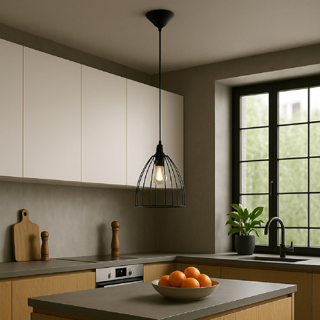 Pendelleuchte RITZ schwarz