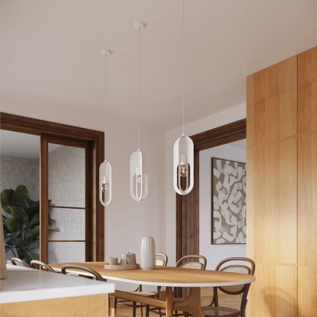 Pendelleuchte NICUS 1 Weiß