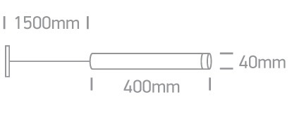 LAVE schwarze LED 3000K 9W 630lm