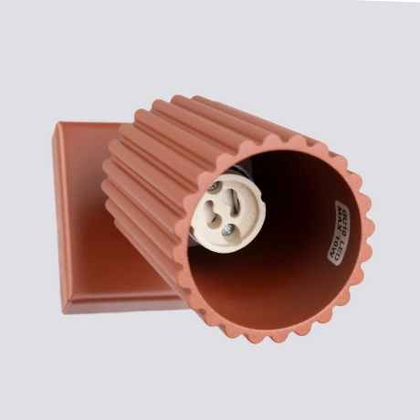 Wandleuchte KARBON roter Ocker