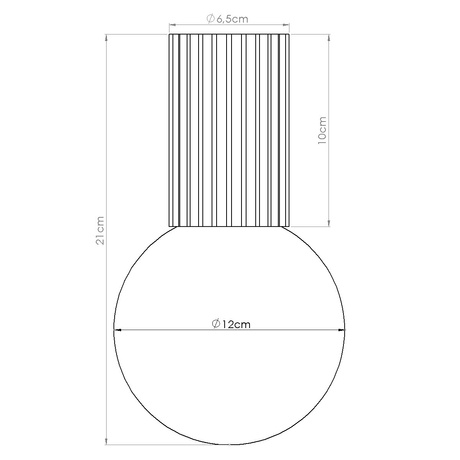 Plafond HALO taupe IP44