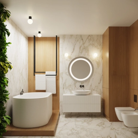 Wandleuchte HALO schwarz IP44