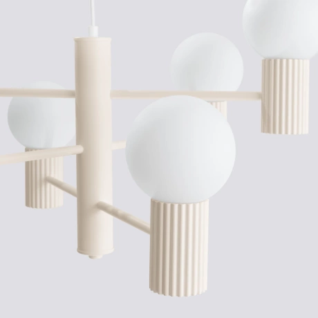 Kronleuchter HALO 6 beige