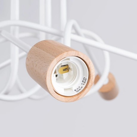 Kronleuchter 5 Weiß