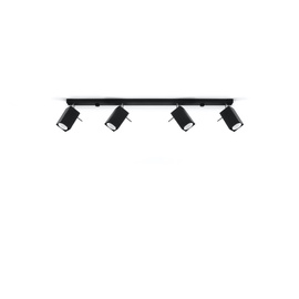 Deckenleuchte MERIDA 4L schwarz