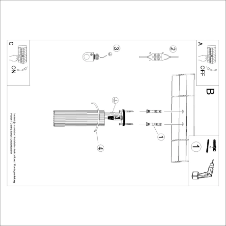 Plafond KARBON 20 roter Ocker