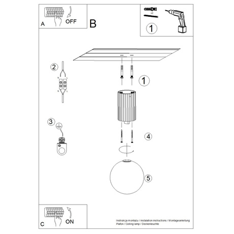 Plafond HALO beige IP44