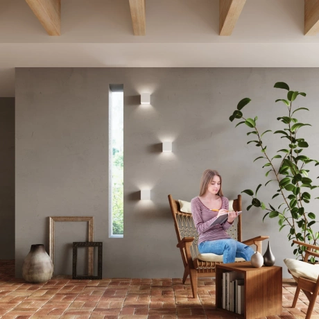 Wandleuchte LUCA weiß LED IP54