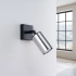 Wandlampe WINX schwarz/chrom